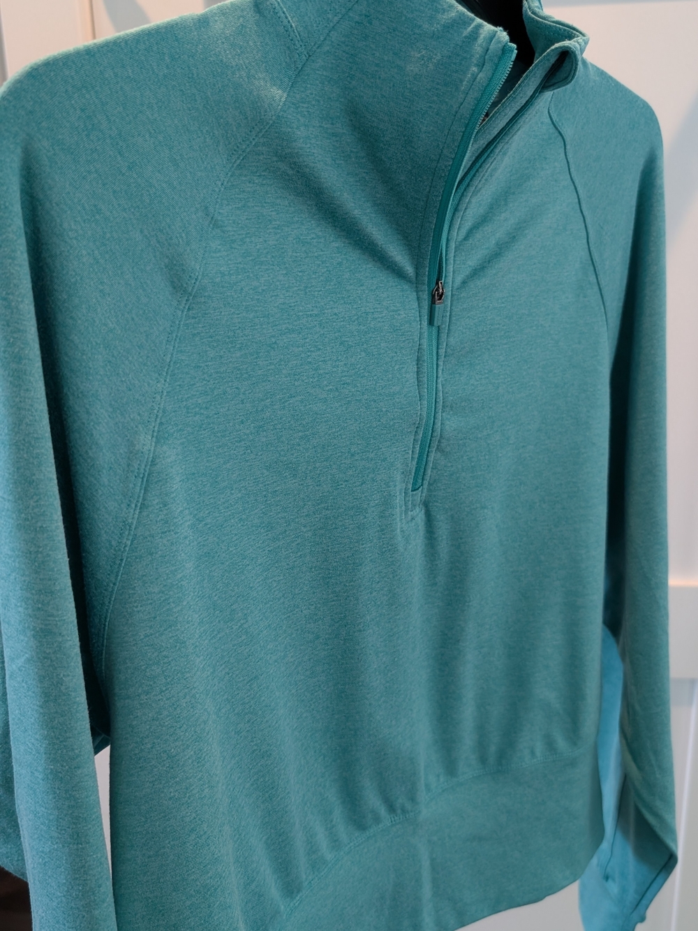 Danskin Teal Half Zip - Picture 7 of 11